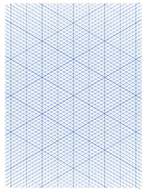 Printable 11x17 Isometric Graph Paper
